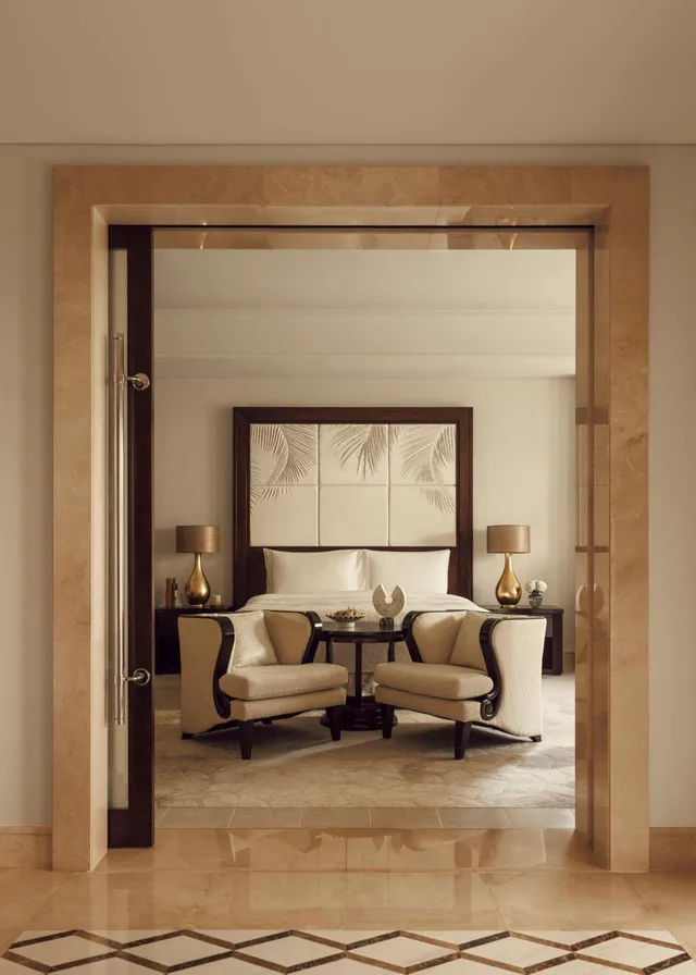 Junior Suite, Queen Bed, Beach Front, with Pool، One&Only The Palm 1/1