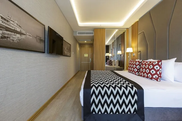 غرفة قياسية بسريرين منفصلين، Ramada Encore by Wyndham Istanbul Sisli 4/8