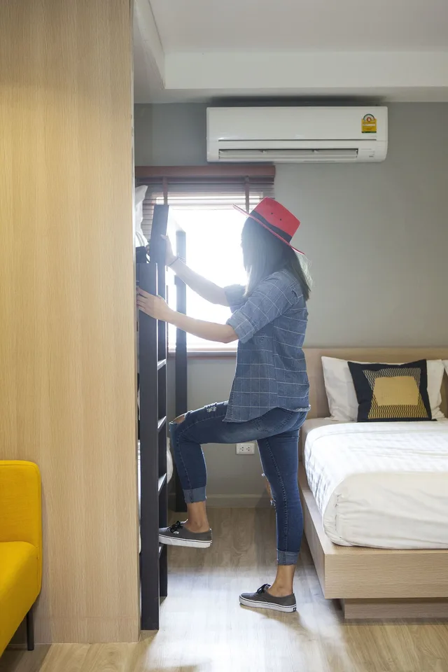 غرفة عائلية بسرير مزدوج وسرير بطابقين، GN Luxury Hostel 4/5