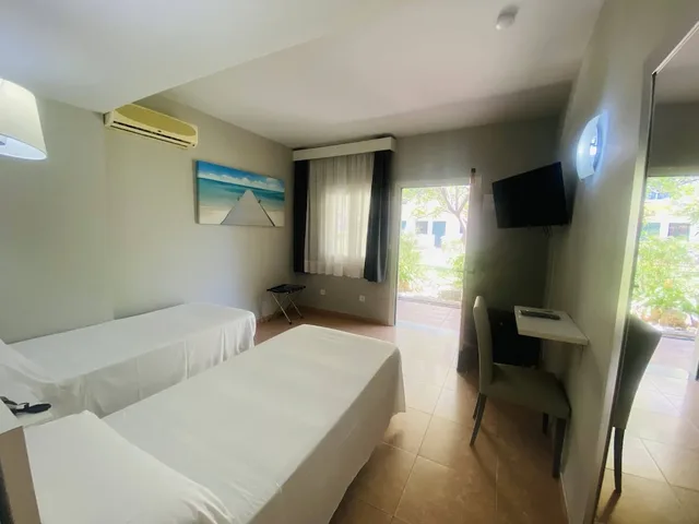 غرفة قياسية مفردة بسريرين منفصلين في الطابق الأرضي، Hotel Los Jazmines 3/9