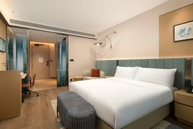 غرفة بسرير كينج، Hilton Garden Inn Hangzhou Fuyang Fuchun 2/7