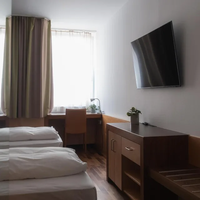 غرفة قياسية بسرير مزدوج أو سريرين منفصلين، City Hotel Linz 7/10