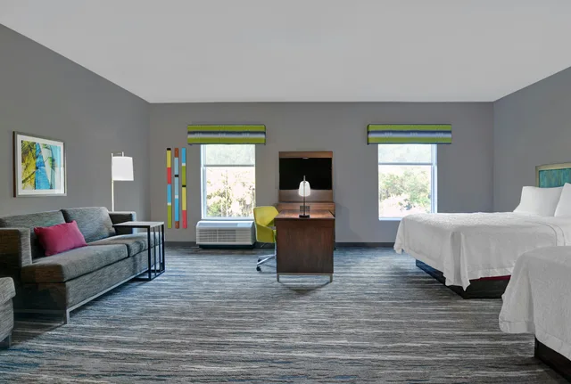 Studio, 2 Queen Beds, Hampton Inn Suites Macclenny I 10 4/6