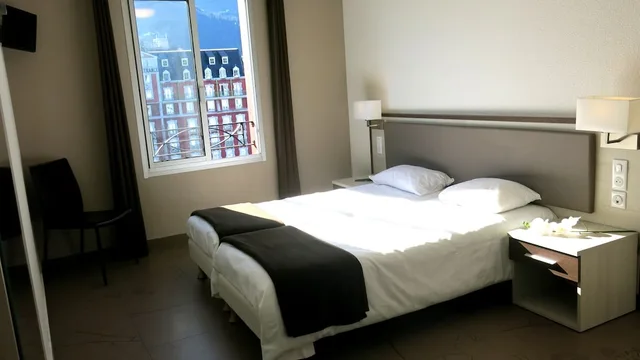 شقة كومفورت بسريرين منفصلين بغرفة نوم واحدة مع أريكة، Apparthotel Le Pelerin 2/7