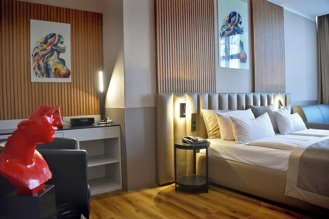 غرفة كومفورت بسريرين منفصلين، Arthotel Munich 9/10