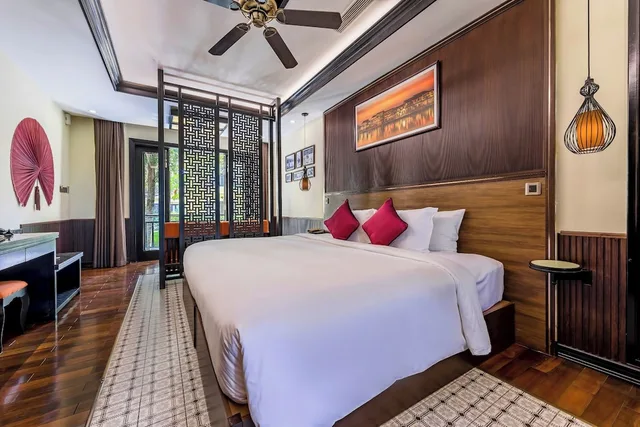بنغل بسرير كوين بإطلالة على الحديقة، Koi Resort Spa Hoi An 3/10