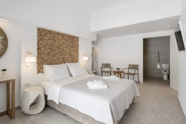 غرفة اقتصادية بسرير كوين، Galinos Hotel 1/8