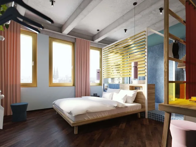 Medium, Circle, 2 Double Beds، 25hours Hotel The Circle 4/6