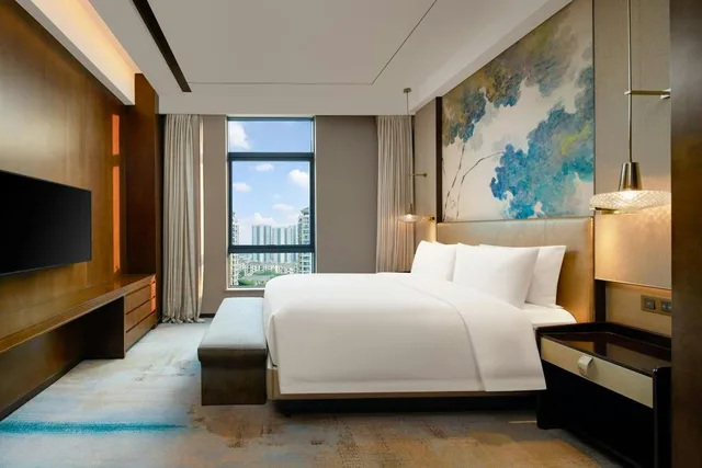 جناح بسرير كوين بغرفتي نوم، New Century Grand Hotel Hangzhou Boao (ex. Hilton Hangzhou Xiaoshan) 2/3