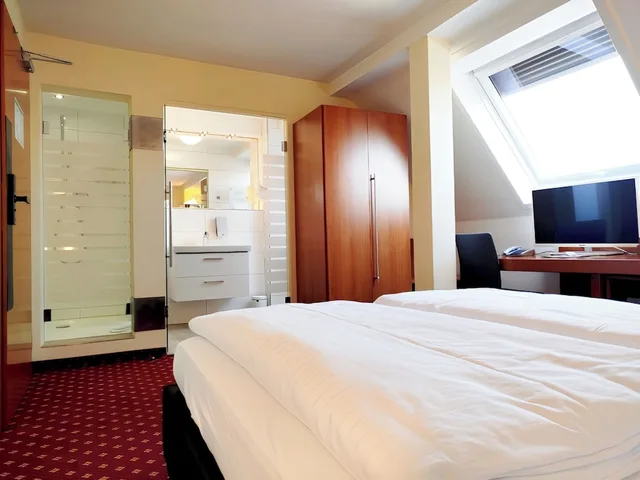 غرفة أساسية بسرير مزدوج، Hotel Schwert 4/6