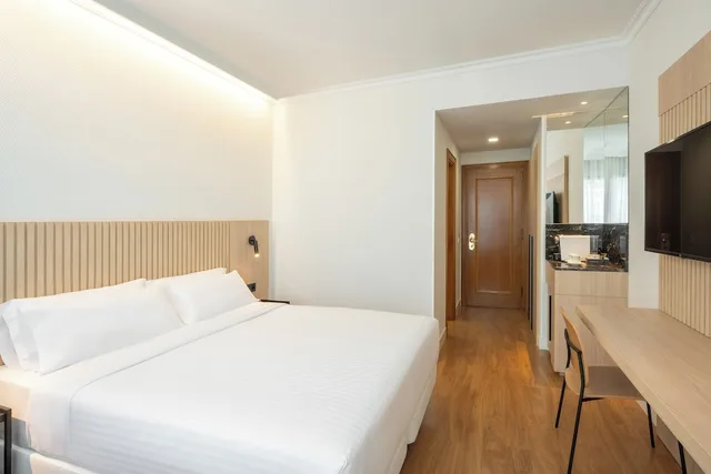 غرفة قياسية بسرير كوين، Hotel Vigo Los Galeones Affiliated By Melia 3/10
