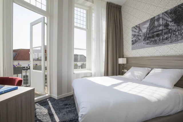 غرفة كومفورت بسرير كوين، Fletcher Hotel-Restaurant Middelburg 2/4