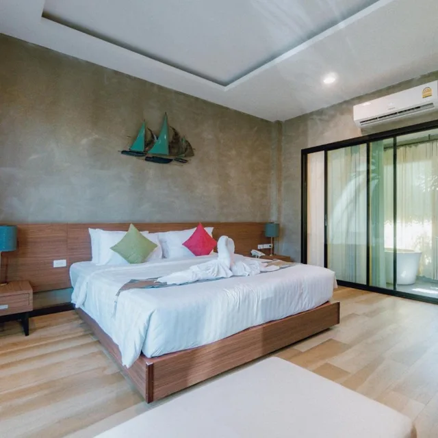 غرفة عائلية بإطلالة على الحديقة، Blue River Resort 2/10