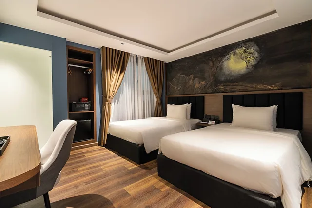 Inner, Deluxe, Twin Beds, with View, Bathtub، Nicecy Hotel Suites Spa 6/10