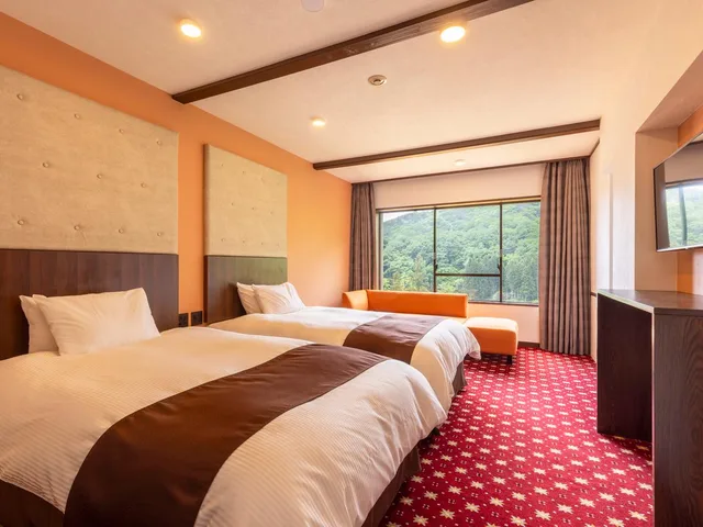 Semi Room, Standard, 2 Semi Double Beds، HANAMAKI ONSEN HOTEL KOYOKAN 1/1