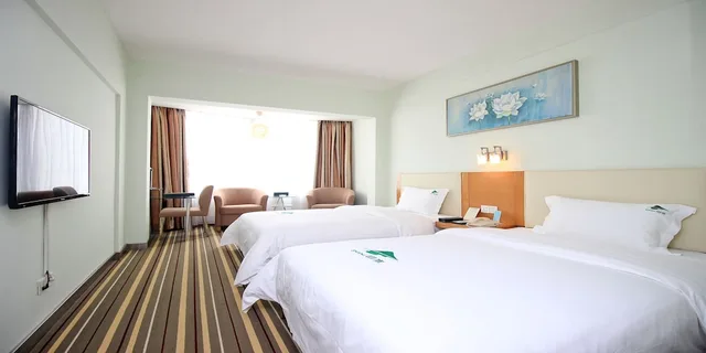 غرفة ديلوكس بسريرين منفصلين، Shanshui Trends Hotel North Huaqiang 2/2