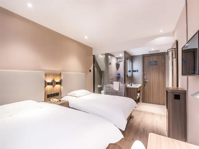 غرفة بسريرين منفصلين، Hanting Hotel Hangzhou Wulinmen 1/1