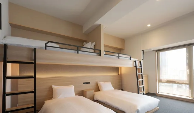 1 Bedroom, Apartment, Twin Beds, 2 Bunk Beds, Loft Bed، MIMARU Osaka Namba Station 1/3