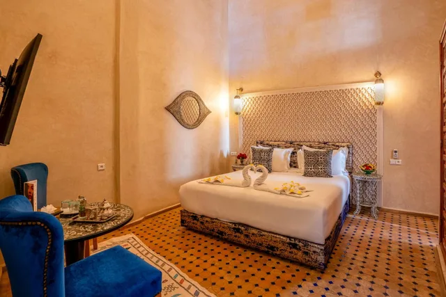 غرفة ديلوكس بسرير مزدوج، Riad Janate & Spa 1/1