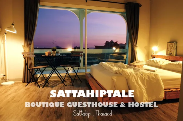 غرفة بسرير كوين، Sattahiptale Boutique Guest House & Hostel 2/3