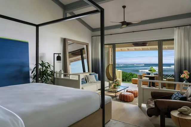 Bungalow, King Bed, Ocean Front, Sofa, Patio، The Ritz-Carlton O ahu, Turtle Bay 3/9