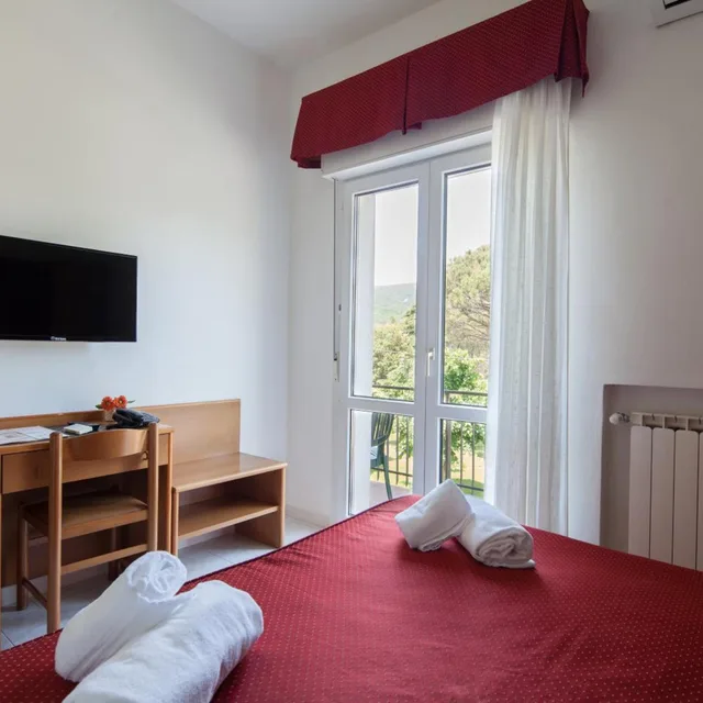 غرفة اقتصادية بسرير مزدوج أو سريرين منفصلين، Hotel Nella 7/10