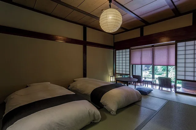 جناح كلاسيكي بسريرين منفصلين، Onsen Oyado Ryugon 5/6