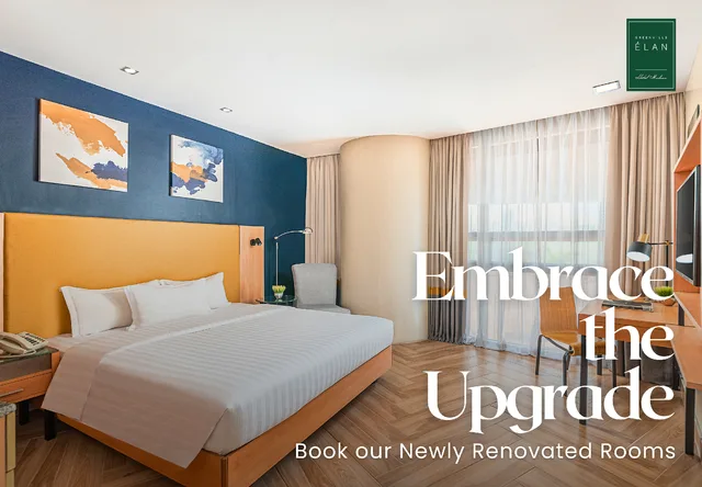 غرفة ديلوكس بسرير مزدوج أو سريرين منفصلين، Greenhills Elan Hotel Modern 1/1