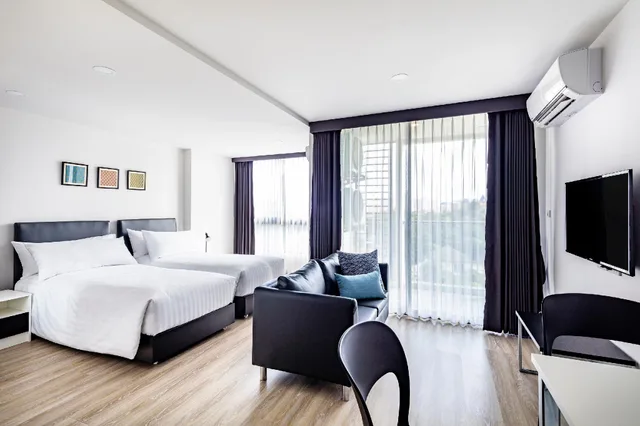 استوديو بسريرين منفصلين، The Rizin Hotel 1/1