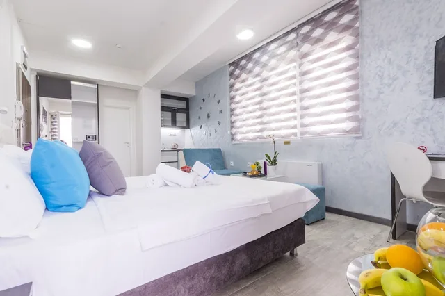شقة استوديو بسرير مزدوج بشرفة مع أريكة، Astera Apart Hotel 6/10