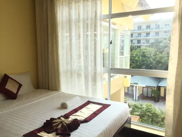 غرفة سوبيريور بسريرين كوين بإطلالة على الحديقة، Thai Hoa Resort 10/10