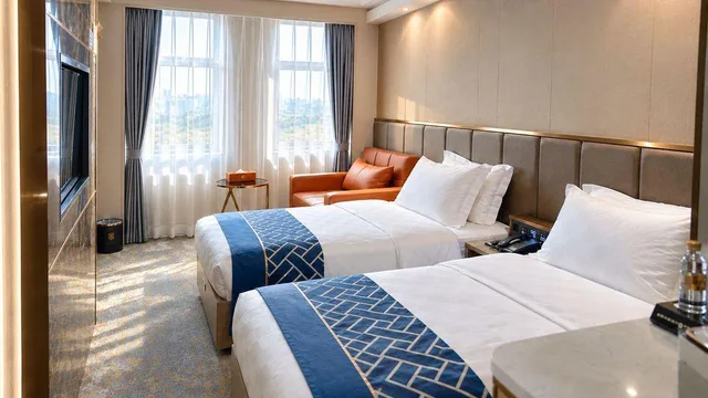 غرفة بزنس بسريرين منفصلين، The Victoria Hotel Macau 3/4