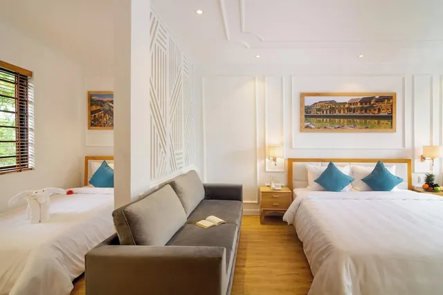 غرفة ثلاثية بسرير كينج وسرير فردي، Lime Villa Hoi An 1/3
