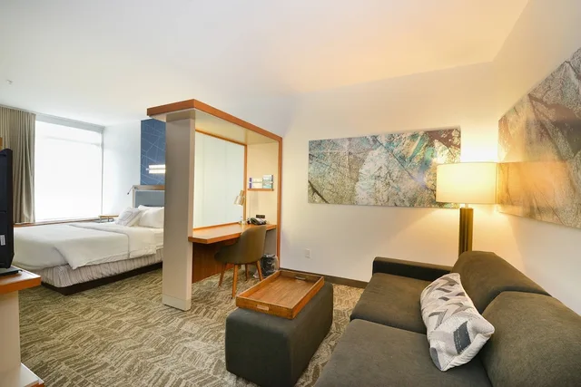 جناح بسرير كينج مع سرير سحّاب إضافي، SpringHill Suites by Marriott Grand Forks 1/3