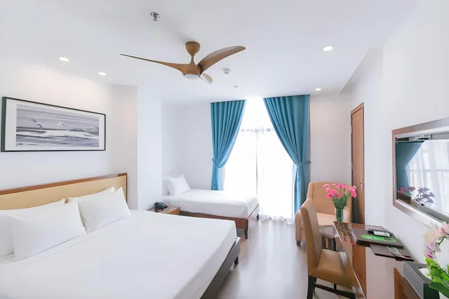 Deluxe, Triple, 2 Double Beds, City View, Pool Access, Ritzy Boutique Hotel Da Nang 1/1