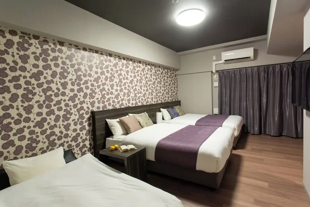 Deluxe, 2 Double Beds, Sofa, Bon Condominium Namba Ebisu 2/10