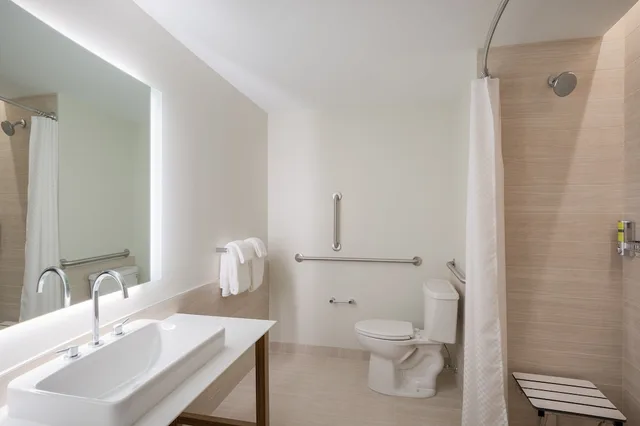 جناح بسرير كينج بغرفة نوم واحدة مع أريكة لذوي الإعاقة، Element Denver Downtown East 1/1
