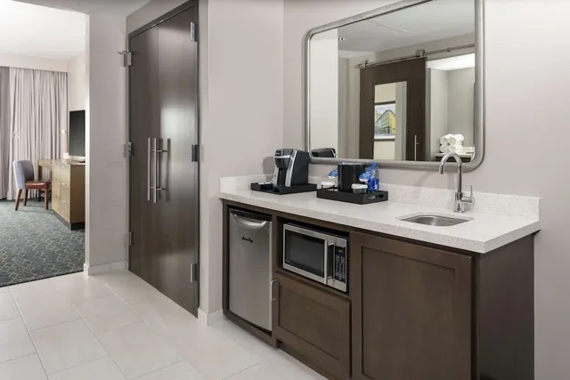 Suite, King Bed, Water View, Balcony, Bathtub، Embassy Suites by Hilton Grand Rapids Downtown, MI 1/1