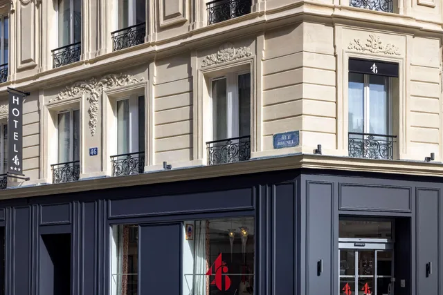 غرفة بسرير مزدوج أو سريرين منفصلين، Le 46 Hotel 1/1