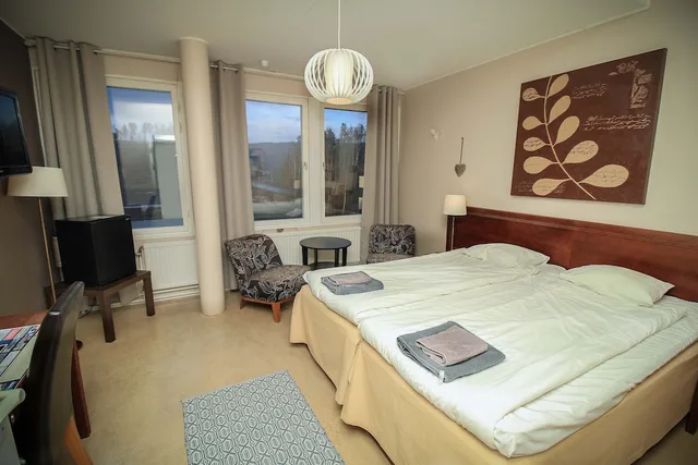 غرفة بسريرين منفصلين، Hotel Solleftea 1/1