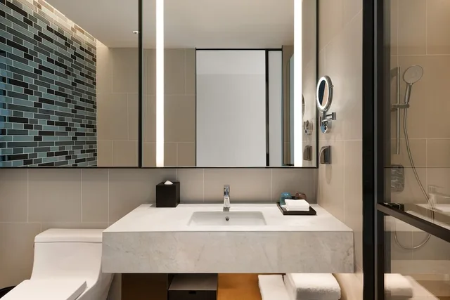 غرفة قياسية بسريرين منفصلين، Fairfield by Marriott Xi an Chanba 3/3