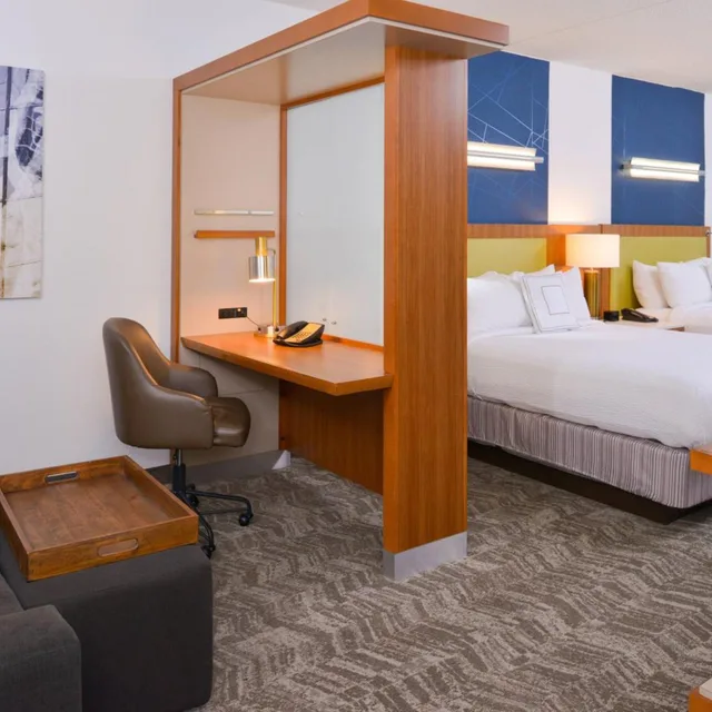 استوديو بسرير كوين مع أريكة لذوي الإعاقة، SpringHill Suites by Marriott Durham Chapel Hill 6/10