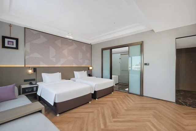 غرفة بريميوم بسريرين منفصلين، Crowne Plaza City Center Ningbo 3/4