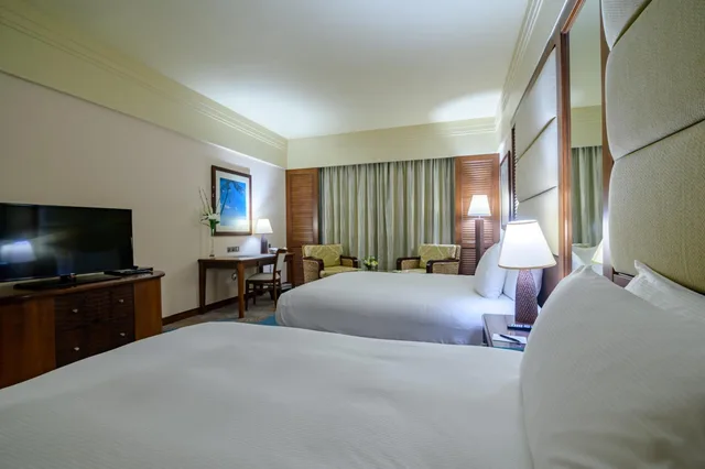 غرفة ديلوكس بسريرين منفصلين بإطلالة على البحر، Danat Jebel Dhanna Resort 1/7