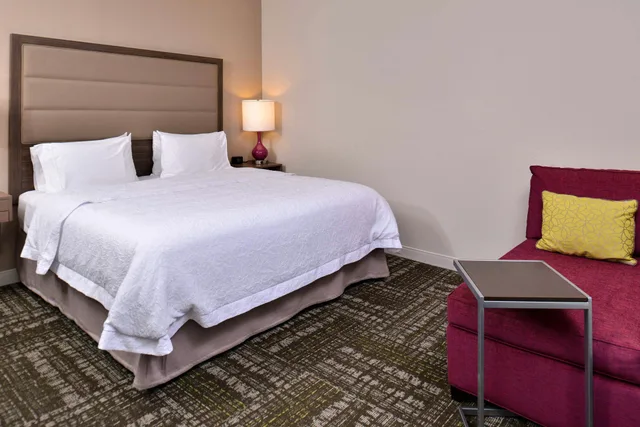 غرفة بسرير كينج، Hampton Inn Suites Dallas Market Center 2/3