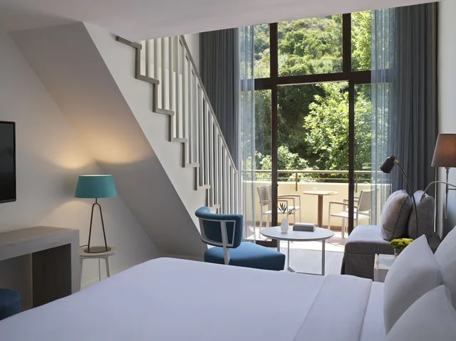 جناح دوبلكس بسرير مزدوج بإطلالة على الجبل، Amus Hotel and Spa 1/2