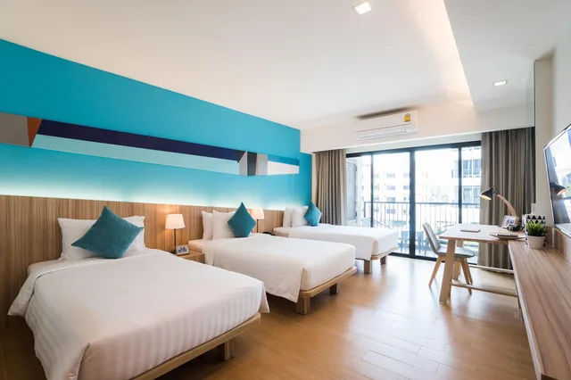 غرفة متصلة ديلوكس عائلية بغرفتين، Hotel J Inspired Pattaya 5/9