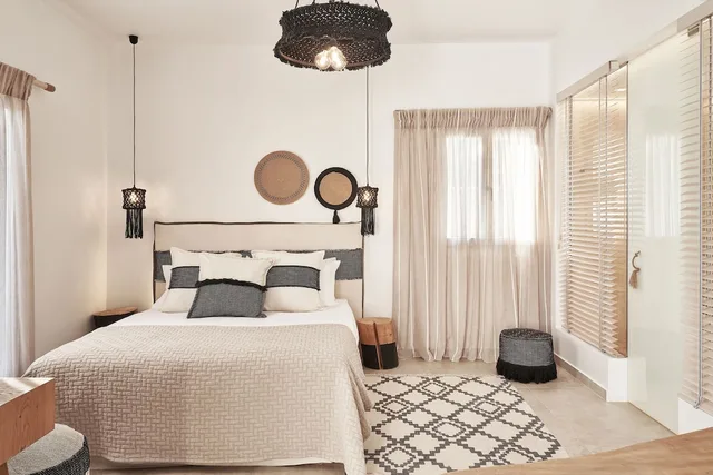 جناح رئاسي بسرير كينج مع أريكة، Volcano Luxury Suites Milos 1/2