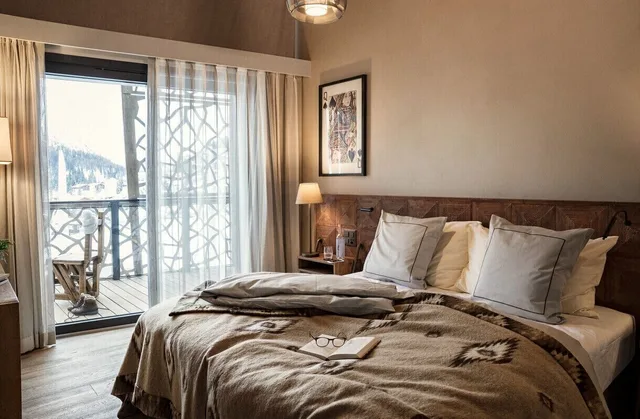شقة بسرير كينج بغرفة نوم واحدة مع أريكة، Valsana Hotel & Appartements 2/3