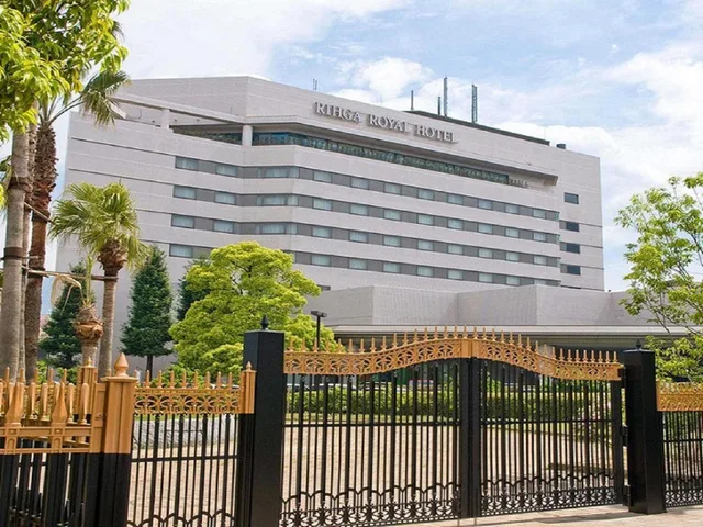 غرفة قياسية بسريرين منفصلين بإطلالة على البحر في المبنى الرئيسي، Rihga Royal Hotel Niihama 1/1